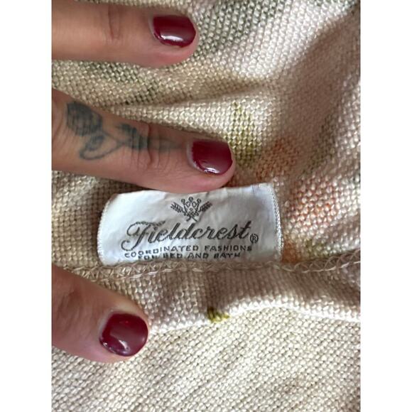 VTG Fieldcrest American Sampler Dutch Bedspread Comforter Twin Fringe 72"x100" - Picture 5 of 13